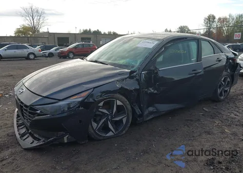 2021 Hyundai Elantra Sel z USA, uszkodzony, nr VIN 5NPLN4AG0MH008741